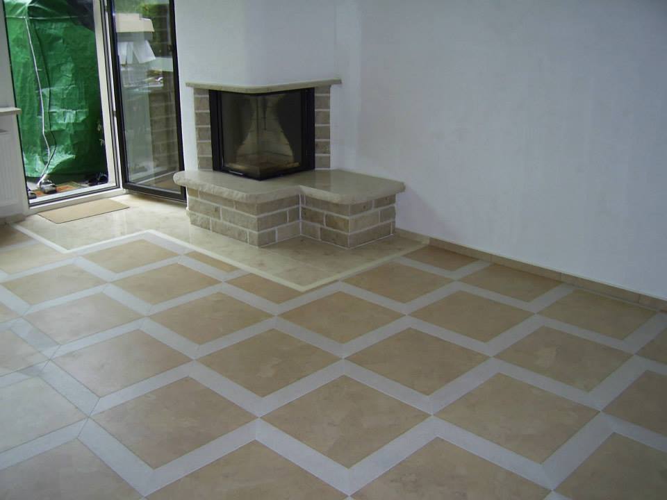 Korkparkett im Wohnzimmer