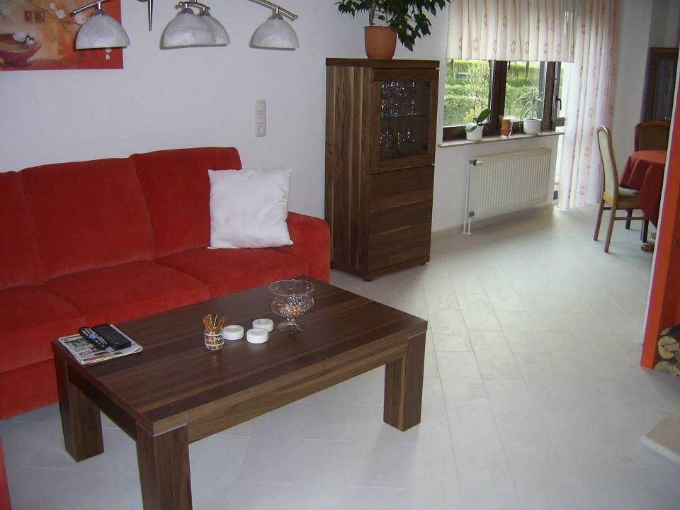 Korkparkett im Wohnzimmer