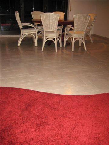 Korkparkett im Wohnzimmer