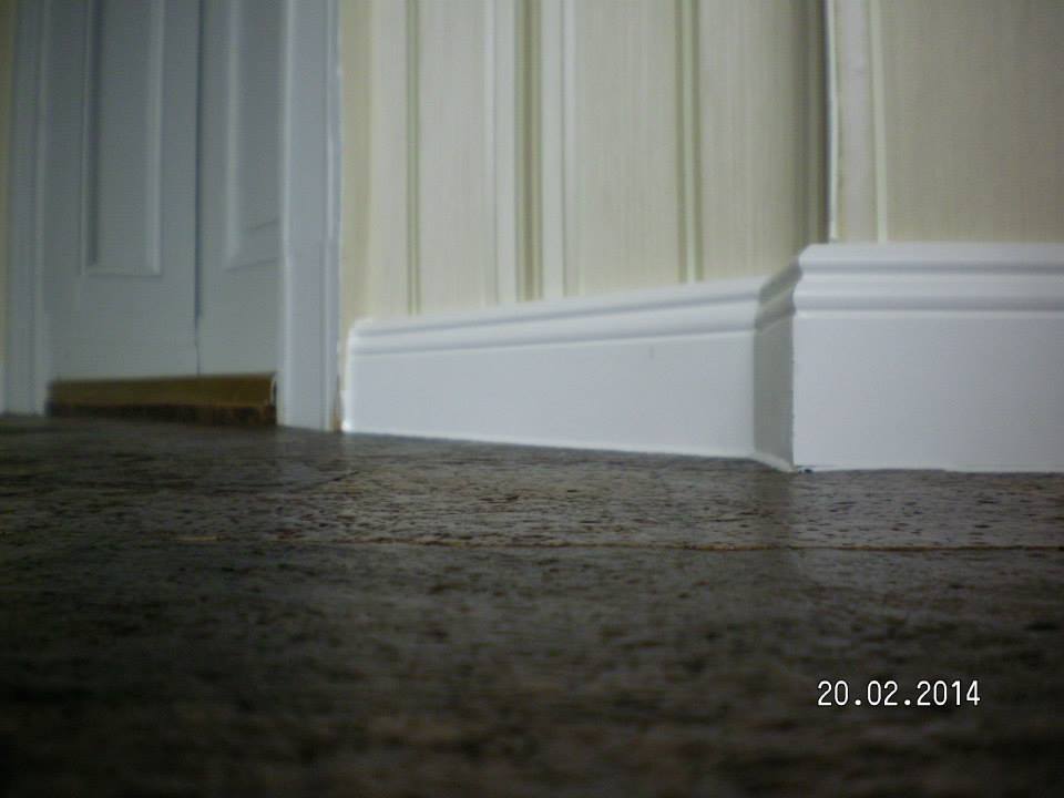 Korkparkett im Wohnzimmer