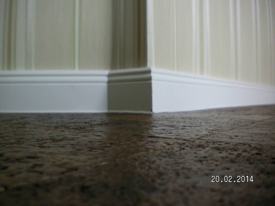 Korkparkett im Wohnzimmer