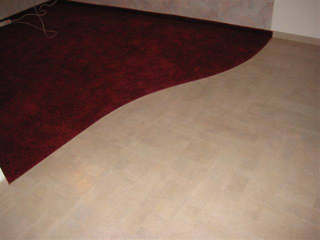 Korkparkett im Wohnzimmer