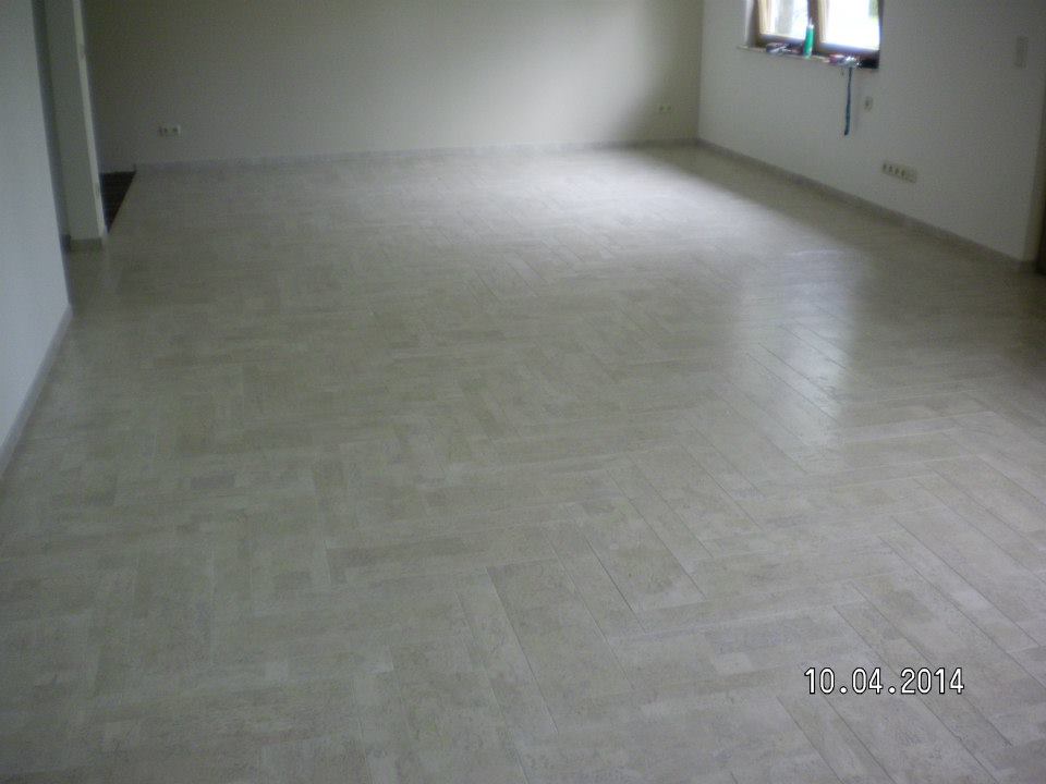 Korkparkett im Wohnzimmer