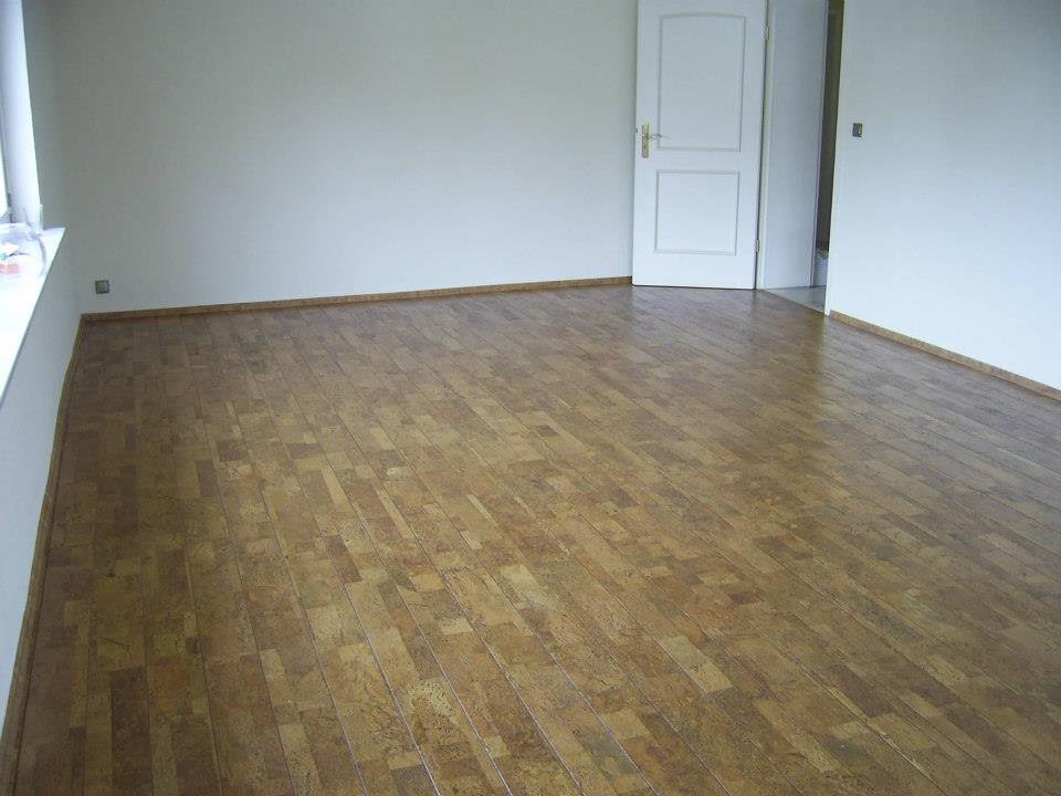 Korkparkett im Wohnzimmer